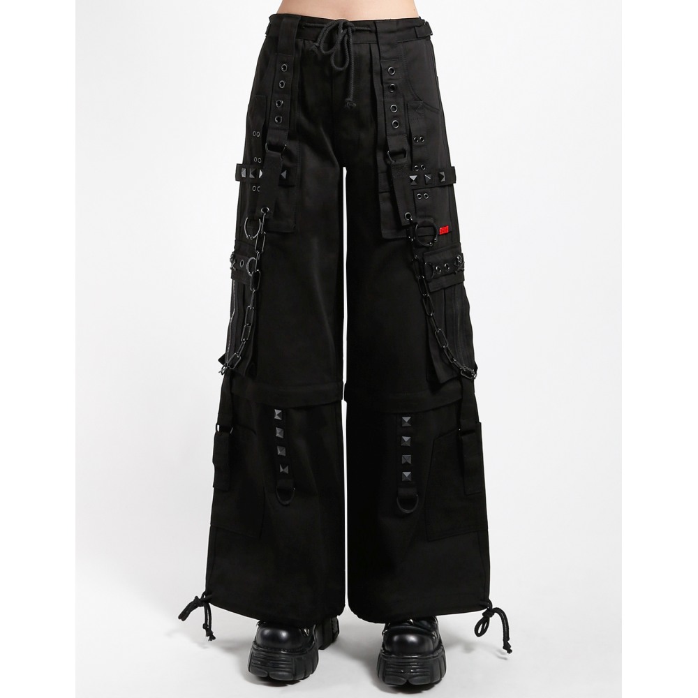 Tripp NYC - Mega Dark Street Pantalon large - Fermeture éclair - Noir